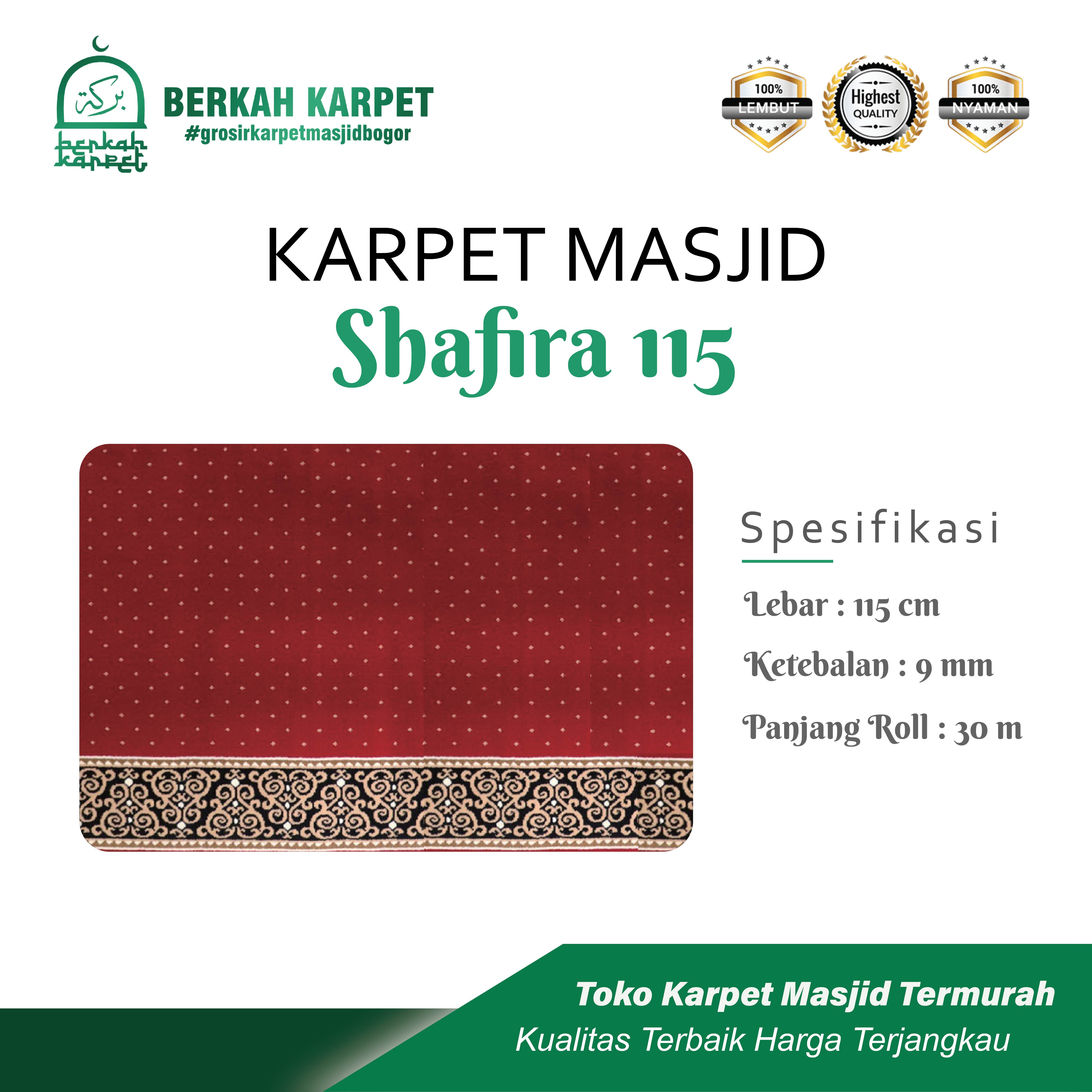 SHAFIRA 115 KARPET MASJID METERAN